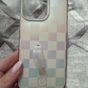 Loopy opal checker iPhone 15 pro max case